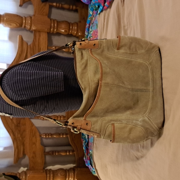 Fossil suede/leather bag - Picture 3 of 14